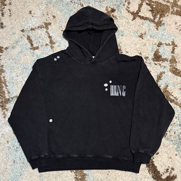 Anine Bing Alec Splatter Hoodie Size Large - Picture 1 of 8